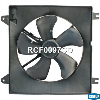 2 679 р. Вентилятор CHEVROLET Lacetti (1.4) охлаждения электрический в сборе KRAUF KRAUF rcf0097cd  с доставкой в г. Пермь. Увеличить фотографию 3