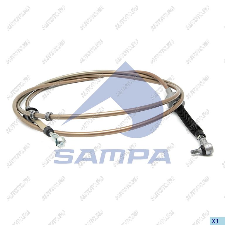 9 649 р. Трос RENAULT переключения КПП SAMPA SAMPA 076.053  с доставкой в г. Пермь