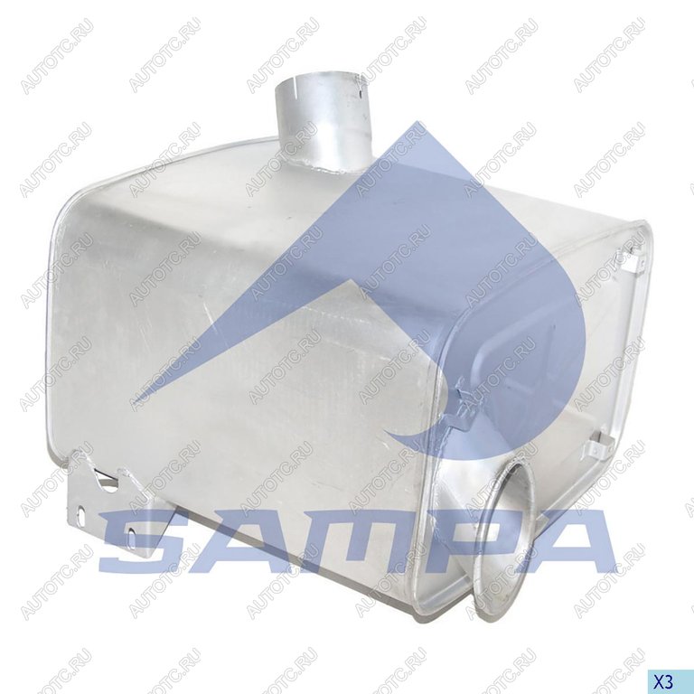25 399 р. Глушитель MERCEDES Axor (02-04) SAMPA SAMPA 010.451  с доставкой в г. Пермь