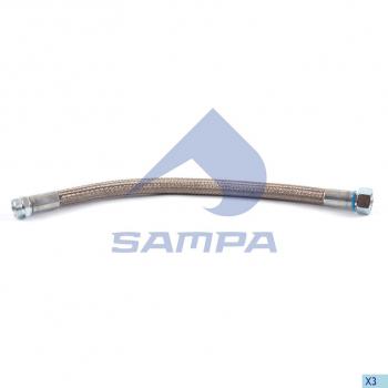 3 899 р. Шланг DAF компрессора кондиционера SAMPA SAMPA 050.420  с доставкой в г. Пермь. Увеличить фотографию 1