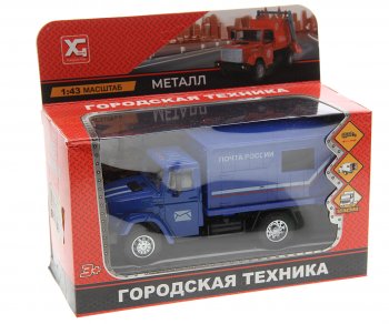 1 169 р. Модель автомобиля ЗИЛ-4331 (почта России) металлическая NO NAME xg 877-a93a NO NAME xg 877-a93a  с доставкой в г. Пермь. Увеличить фотографию 1