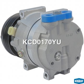 26 599 р. Компрессор CHEVROLET Aveo (02-) кондиционера KRAUF KRAUF kcd0170yu  с доставкой в г. Пермь. Увеличить фотографию 2