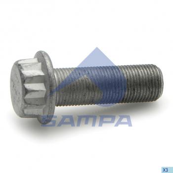 192 р. Болт SAF крепления суппорта направляющий (М18x1.5) SAMPA SAMPA 102.577  с доставкой в г. Пермь. Увеличить фотографию 1