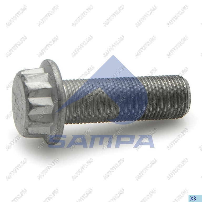 192 р. Болт SAF крепления суппорта направляющий (М18x1.5) SAMPA SAMPA 102.577  с доставкой в г. Пермь