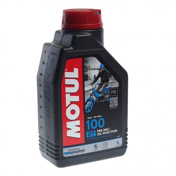 1 039 р. Масло моторное для 2-х тактных двигателей 100 MOTO MIX 2T мин.1л MOTUL MOTUL 104024  с доставкой в г. Пермь. Увеличить фотографию 1