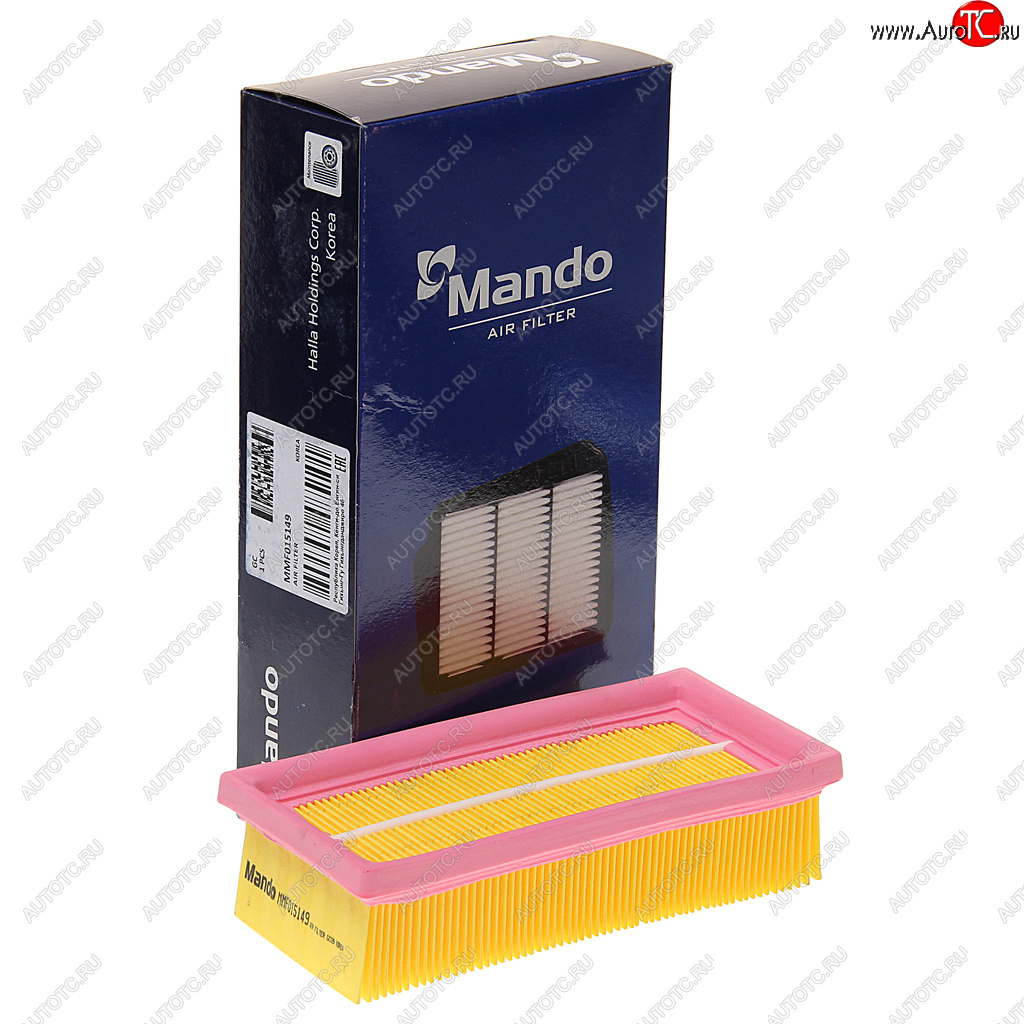 319 р. Фильтр воздушный VW Golf 2,Jetta 2 (1.6/1.8) MANDO MANDO mmf015149 MANDO mmf015149  с доставкой в г. Пермь