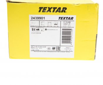 6 399 р. Колодки тормозные VOLVO XC60 (08-) передние (4шт.) TEXTAR TEXTAR 2439901  с доставкой в г. Пермь. Увеличить фотографию 3