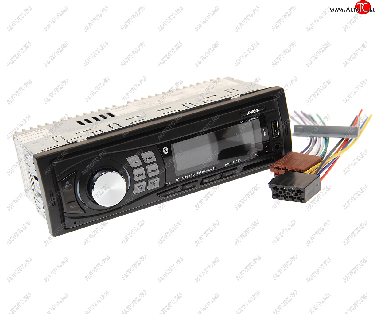 2 289 р. Магнитола автомобильная 1DIN AURA AURA amh-210bt AURA amh-210bt  с доставкой в г. Пермь