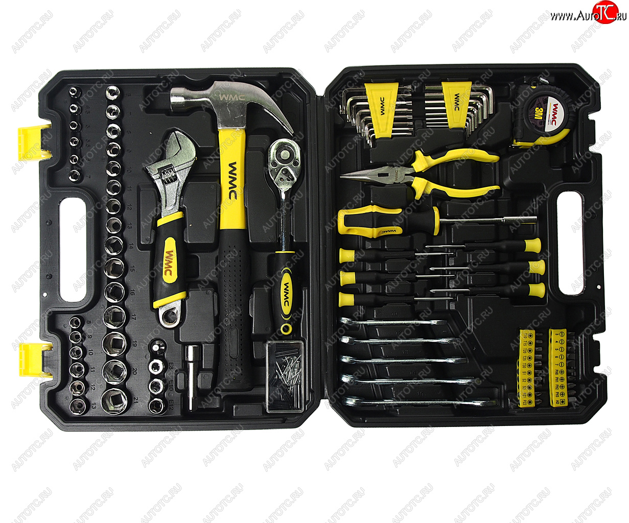 4 999 р. Набор инструментов 128 предметов слесарно-монтажный 1/4, 3/8 DR 4-21мм WMC TOOLS WMC TOOLS wmc-30128-old WMC TOOLS wmc-30128-old  с доставкой в г. Пермь