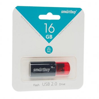 389 р. Карта памяти USB 16GB Click черная SMART BUY SMART BUY sb16gbcl-k  с доставкой в г. Пермь. Увеличить фотографию 1
