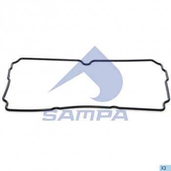 429 р. Прокладка SCANIA P,R,4 series боковой крышки двигателя SAMPA SAMPA 042.354  с доставкой в г. Пермь. Увеличить фотографию 1