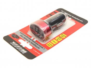 499 р. Устройство зарядное в прикуриватель 2USB 12-24V 2.1A с вольтметром WIIIX WIIIX ucc-2-25-vm WIIIX ucc-2-25-vm  с доставкой в г. Пермь. Увеличить фотографию 2