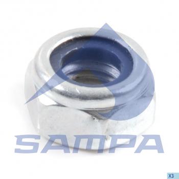 18 р. Гайка стремянки КАМАЗ-5490 MAN (M10x1.5) SAMPA SAMPA 104.107  с доставкой в г. Пермь. Увеличить фотографию 1