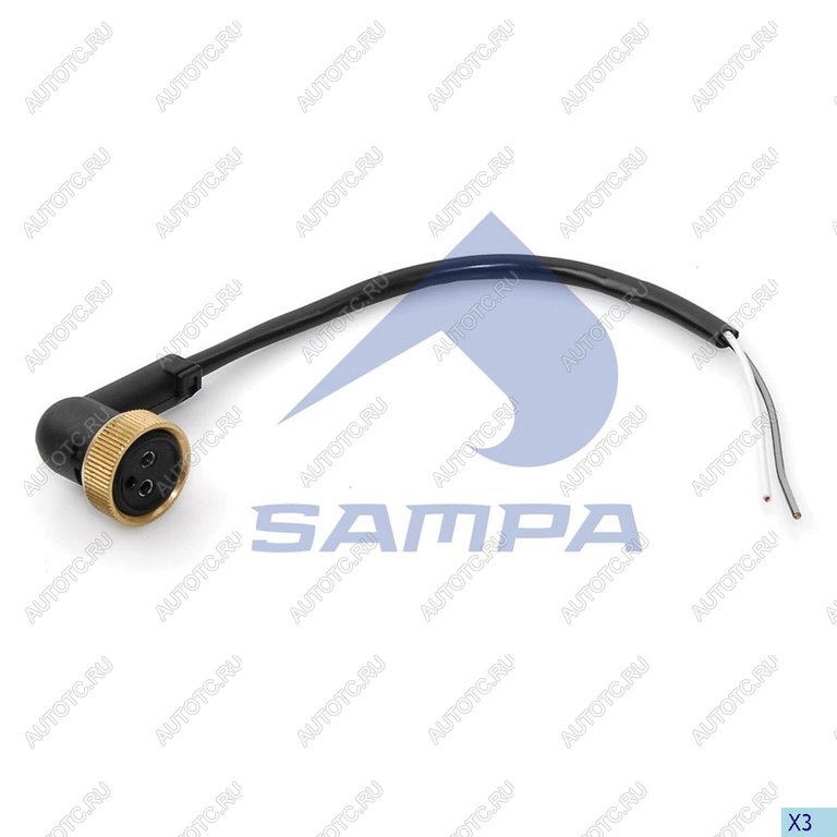 589 р. Кабель электрический датчиковкранов (2 полюса М24х1мм) SAMPA SAMPA 096.397  с доставкой в г. Пермь
