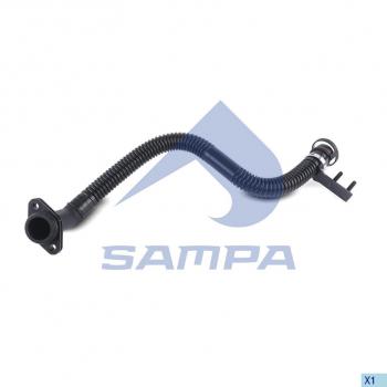 2 349 р. Патрубок RENAULT маслозаливной SAMPA SAMPA 076.117  с доставкой в г. Пермь. Увеличить фотографию 1