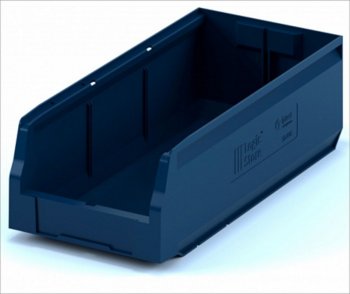 759 р. Лоток складской 500х300х200мм синий IPLAST IPLAST ip-272208  с доставкой в г. Пермь. Увеличить фотографию 3