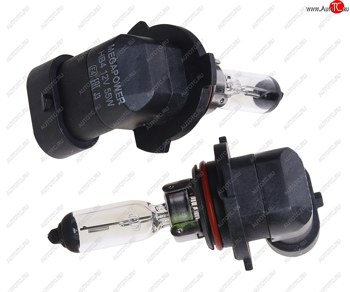 359 р. Лампа 12V HB4 55W P22d бокс (2шт.) Standart MEGAPOWER MEGAPOWER 370-33-043  с доставкой в г. Пермь