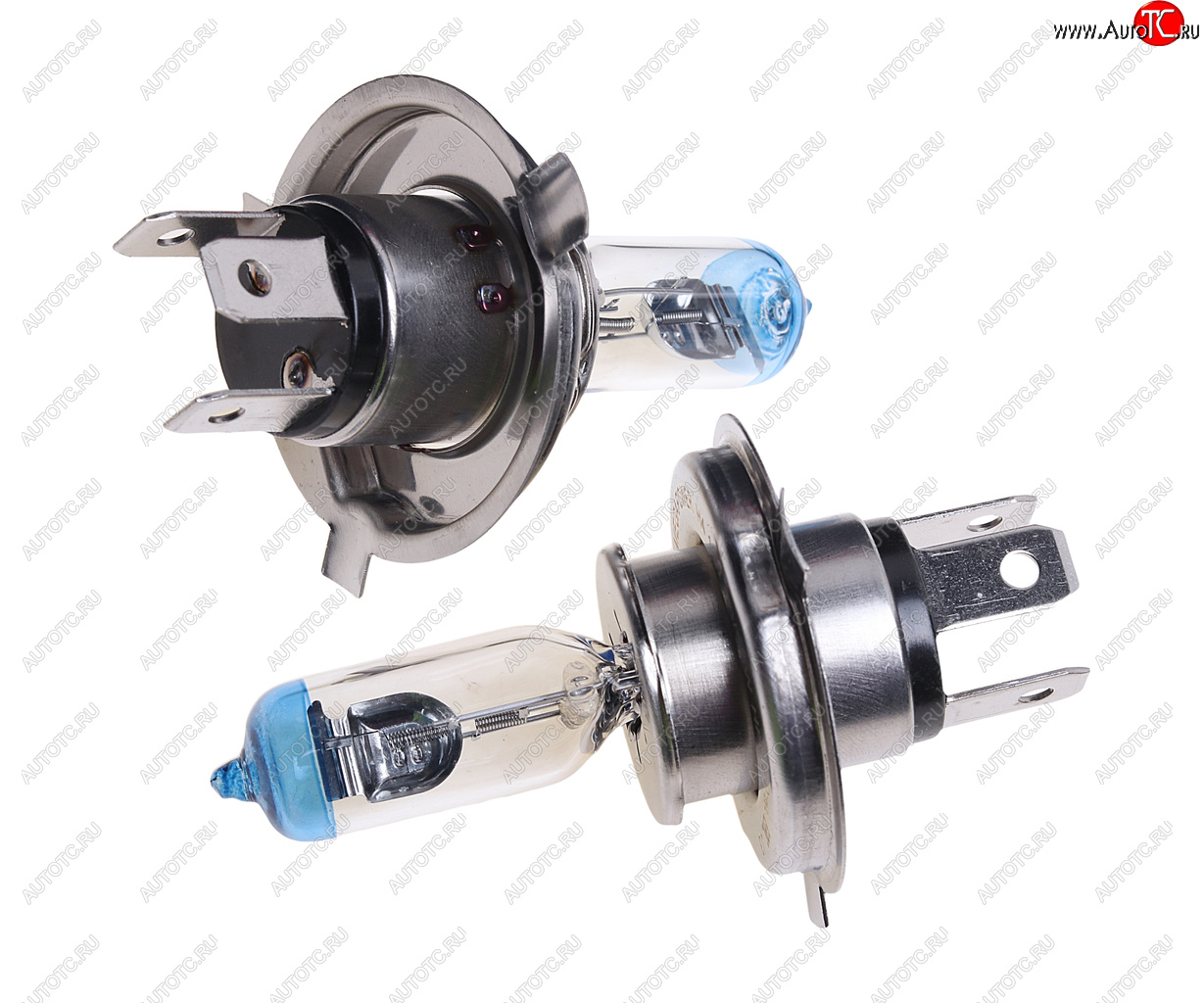 399 р. Лампа 12V H4 6055W P43t +50% бокс (2шт.) MEGAPOWER MEGAPOWER 370-33-019  с доставкой в г. Пермь