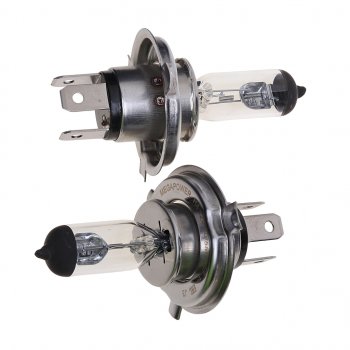 329 р. Лампа 12V H4 6055W P43t бокс (2шт.) Standart MEGAPOWER MEGAPOWER 370-33-022  с доставкой в г. Пермь. Увеличить фотографию 1