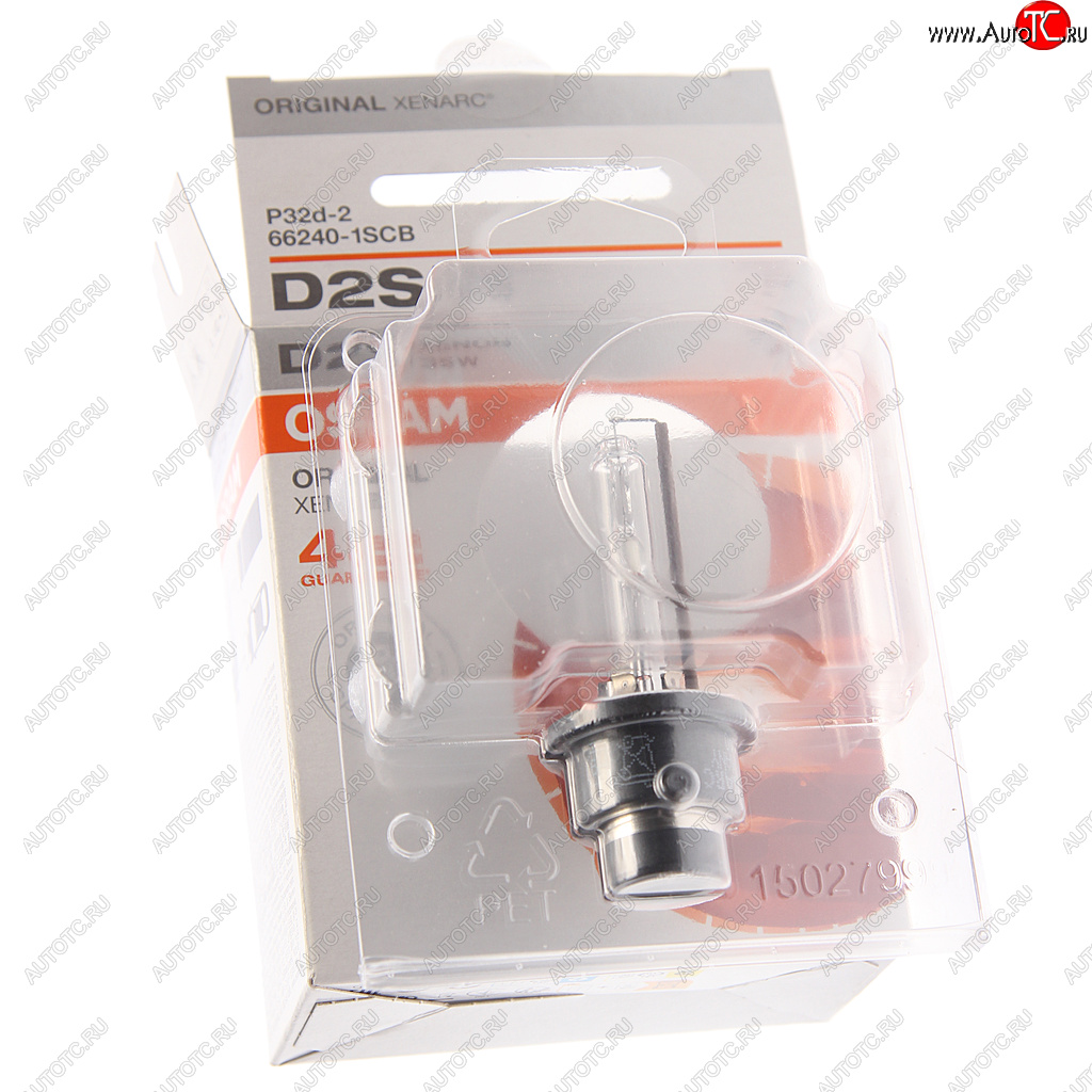 4 599 р. Лампа ксеноновая D2S 35W P32d-2 4100K 85V 3200лм блистер (1шт.) Original OSRAM OSRAM 66240-scb   с доставкой в г. Пермь