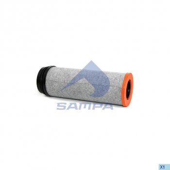 2 099 р. Фильтр воздушный MAN TGA (00-),TGS,TGX (07-) внутренний SAMPA SAMPA 022.341-01  с доставкой в г. Пермь. Увеличить фотографию 1