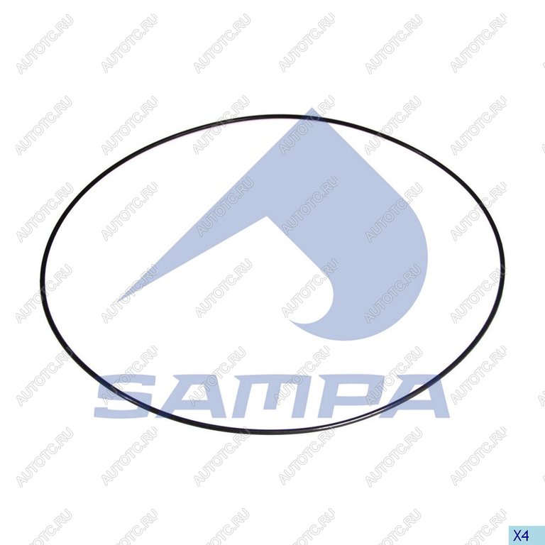140 р. Кольцо уплотнительное VOLVO FH ступицы (248х3мм) SAMPA SAMPA 032.187  с доставкой в г. Пермь