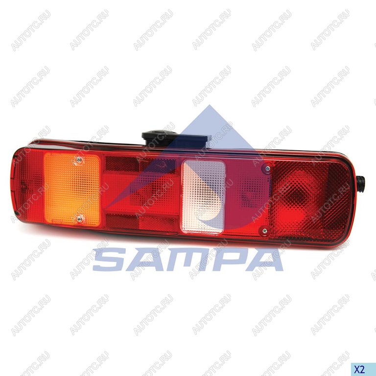 5 299 р. Фонарь задний VOLVO FH,FM правый (АМР-разъем боковой) SAMPA SAMPA 035.163  с доставкой в г. Пермь