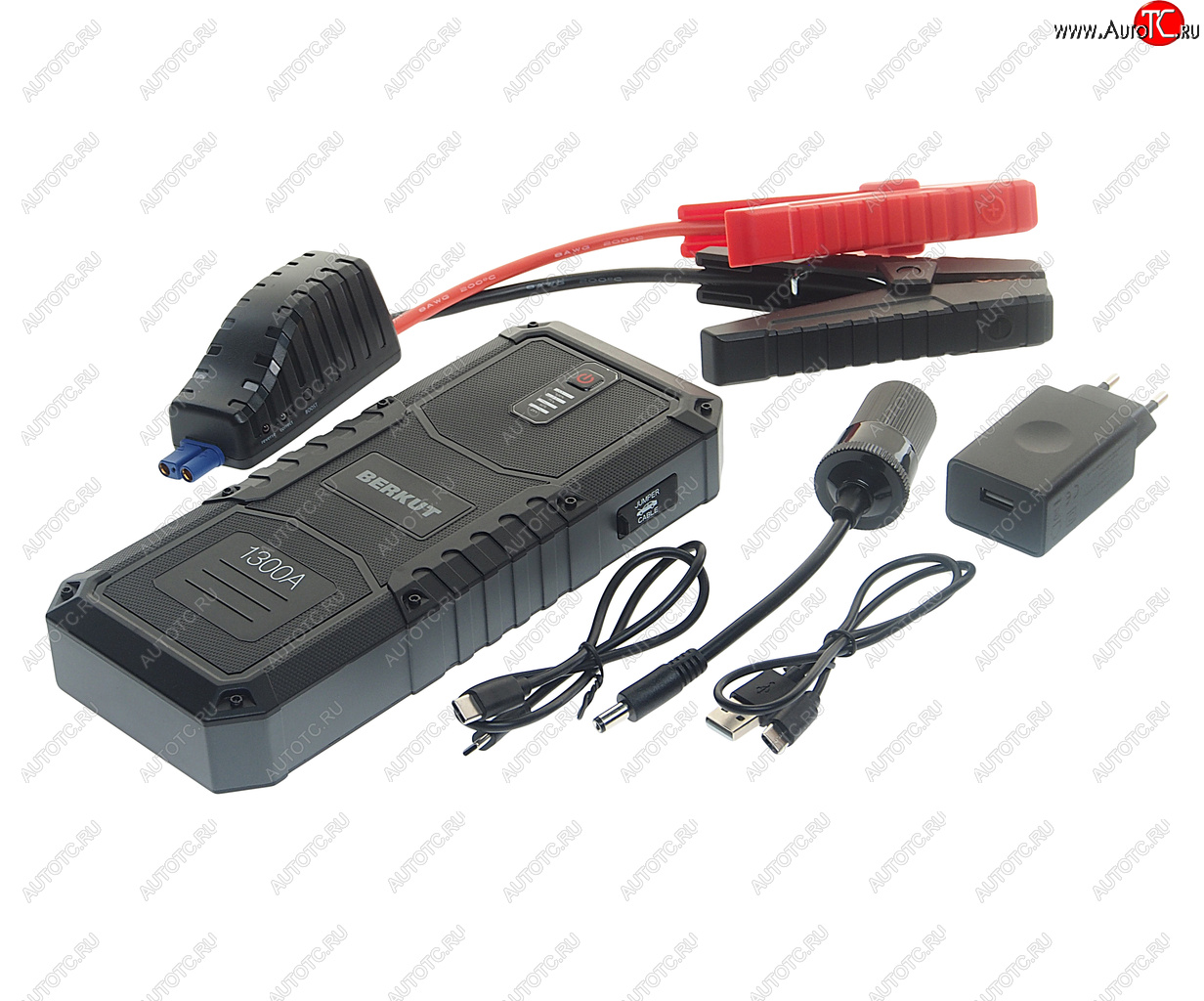 20 399 р. Устройство пусковое 12V 1300A 20800мАч пыле-влагозащита IP66 (power bank) BERKUT BERKUT jsl-25000  с доставкой в г. Пермь