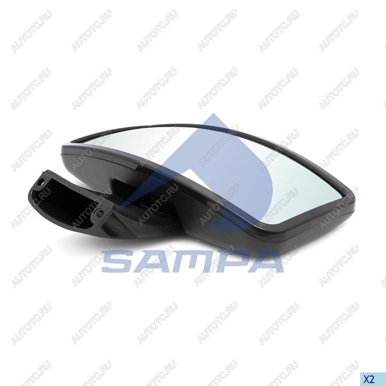 1 059 р. Зеркало боковое MERCEDES Actros бордюрное SAMPA SAMPA 206.461  с доставкой в г. Пермь