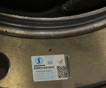 13 849 р. Ступица SHACMAN SHAANXI X3000 задняя (мост HDZ300) OE SHACMAN 81.35701.0128  с доставкой в г. Пермь. Увеличить фотографию 3