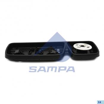 3 699 р. Корпус MERCEDES Actros зеркала заднего вида левого SAMPA SAMPA 208.023  с доставкой в г. Пермь. Увеличить фотографию 1