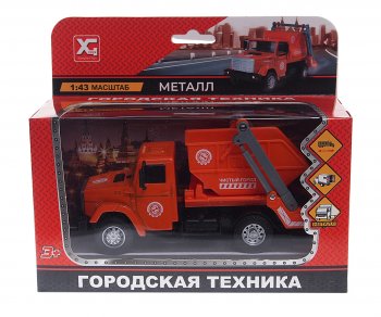 1 169 р. Модель автомобиля ЗИЛ-4331 (мусорка) металлическая NO NAME xg 877-a92b  с доставкой в г. Пермь. Увеличить фотографию 2