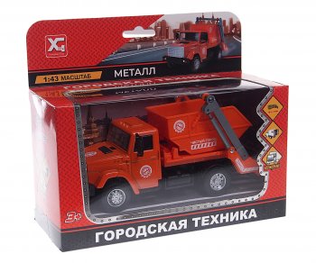 1 169 р. Модель автомобиля ЗИЛ-4331 (мусорка) металлическая NO NAME xg 877-a92b  с доставкой в г. Пермь. Увеличить фотографию 1