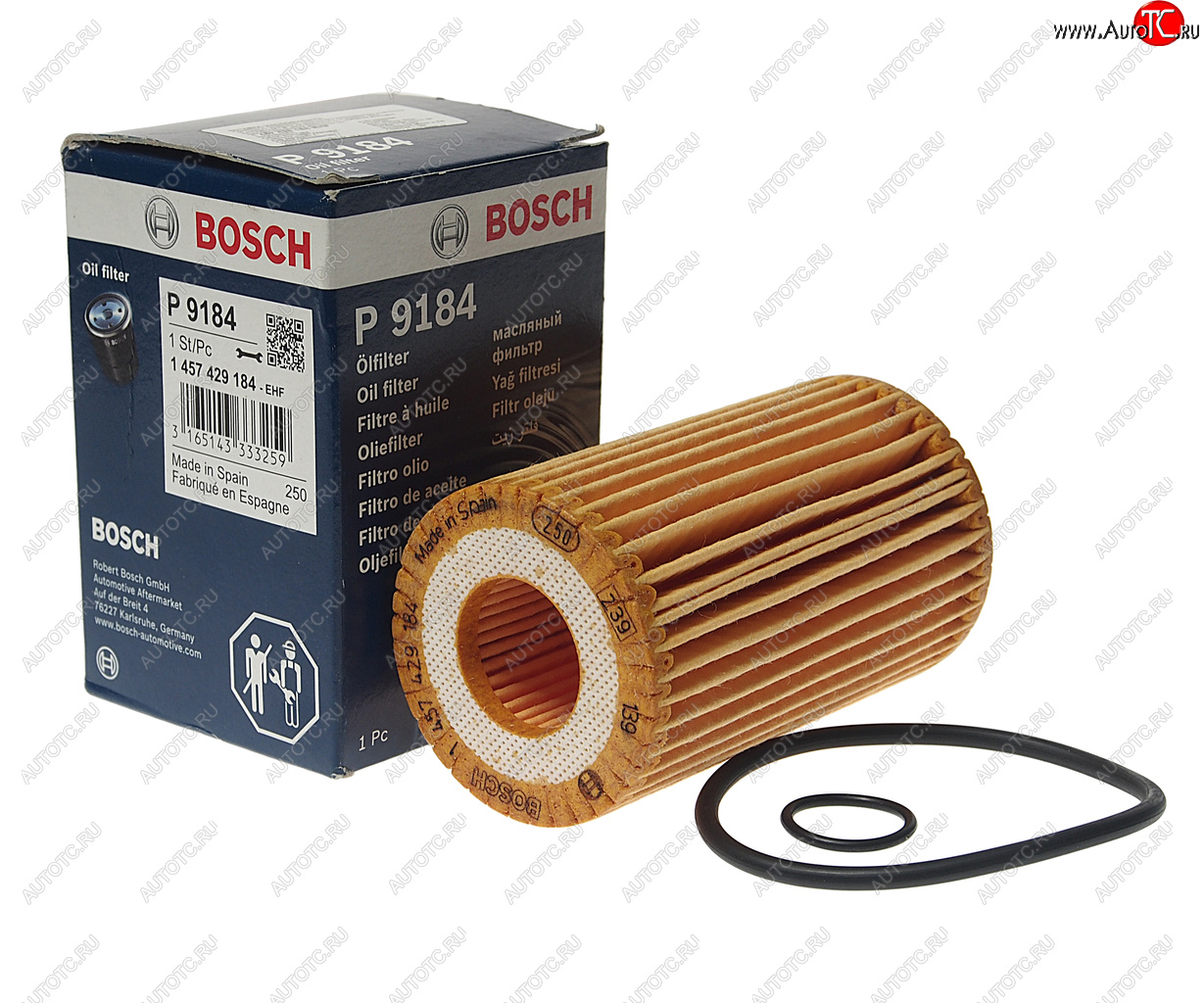 599 р. Фильтр масляный RENAULT BOSCH BOSCH 1457429184  с доставкой в г. Пермь