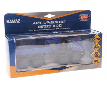 1 599 р. Модель автомобиля КАМАЗ металлическая ТЕХНОПАРК ТЕХНОПАРК kamazarc-18-bu  с доставкой в г. Пермь. Увеличить фотографию 1