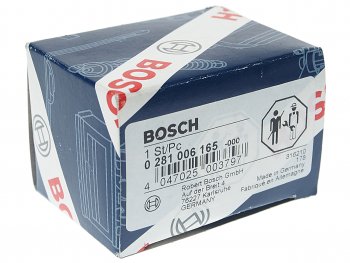 13 199 р. Датчик давления IVECO топлива BOSCH BOSCH 0281006165 BOSCH 0281006165  с доставкой в г. Пермь. Увеличить фотографию 3