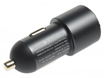 2 299 р. Устройство зарядное в прикуриватель 1USB + 2 Type C 12V черное XO XO cc45 black  с доставкой в г. Пермь. Увеличить фотографию 2