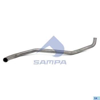 6 999 р. Труба DAF системы охлаждения ретардера передняя (ЕВРО-5) SAMPA SAMPA 052.051  с доставкой в г. Пермь. Увеличить фотографию 1