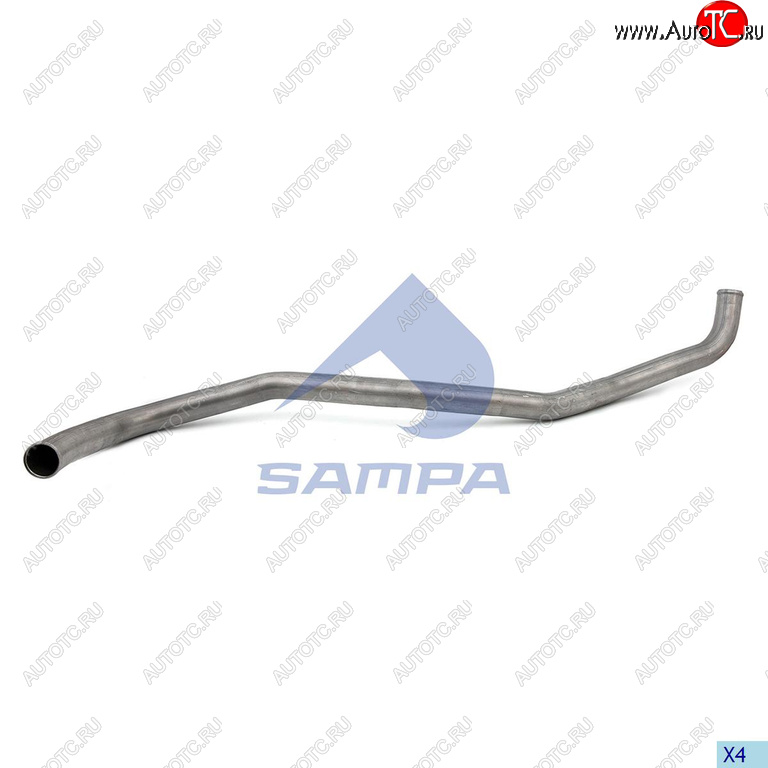 6 999 р. Труба DAF системы охлаждения ретардера передняя (ЕВРО-5) SAMPA SAMPA 052.051  с доставкой в г. Пермь