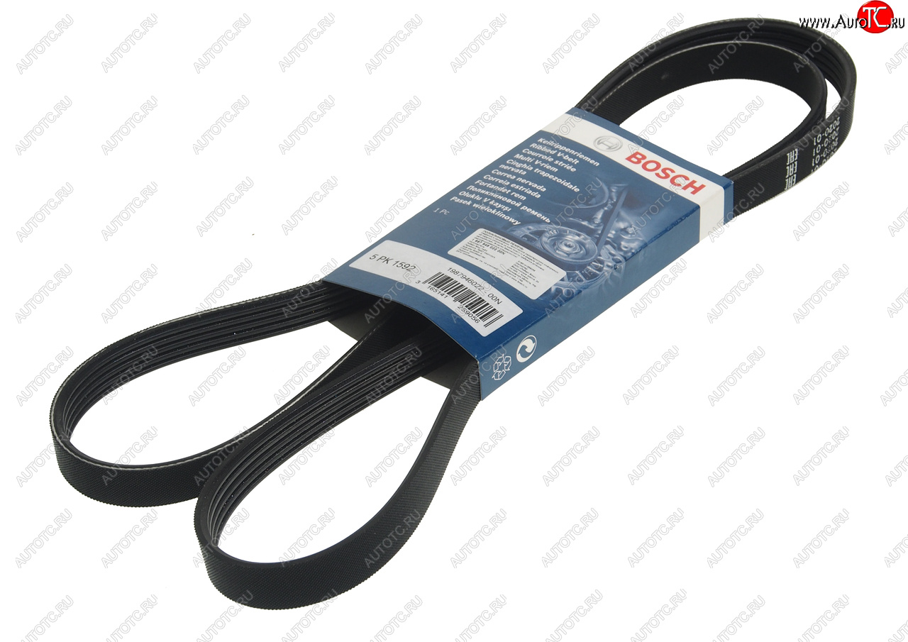 989 р. Ремень приводной поликлиновой 5PK1592 BOSCH BOSCH 1987946022  с доставкой в г. Пермь