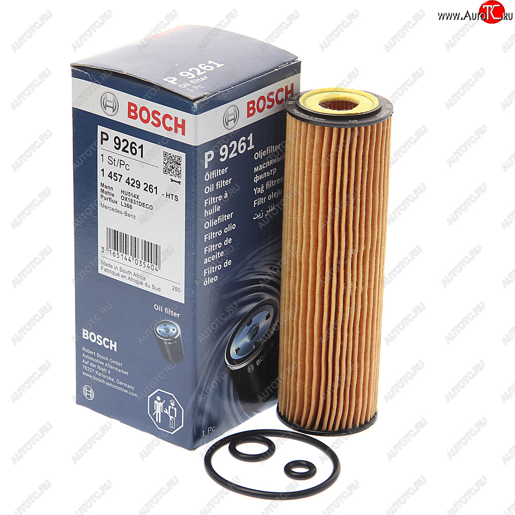 569 р. Фильтр масляный MERCEDES C (W203,W204),E (W211,W212),Sprinter BOSCH BOSCH 1457429261 BOSCH 1457429261  с доставкой в г. Пермь