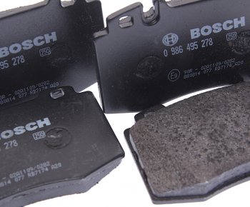 4 599 р. Колодки тормозные передние (4шт.) BOSCH Mercedes-Benz E-Class W211 дорестайлинг седан (2002-2006)  с доставкой в г. Пермь. Увеличить фотографию 2