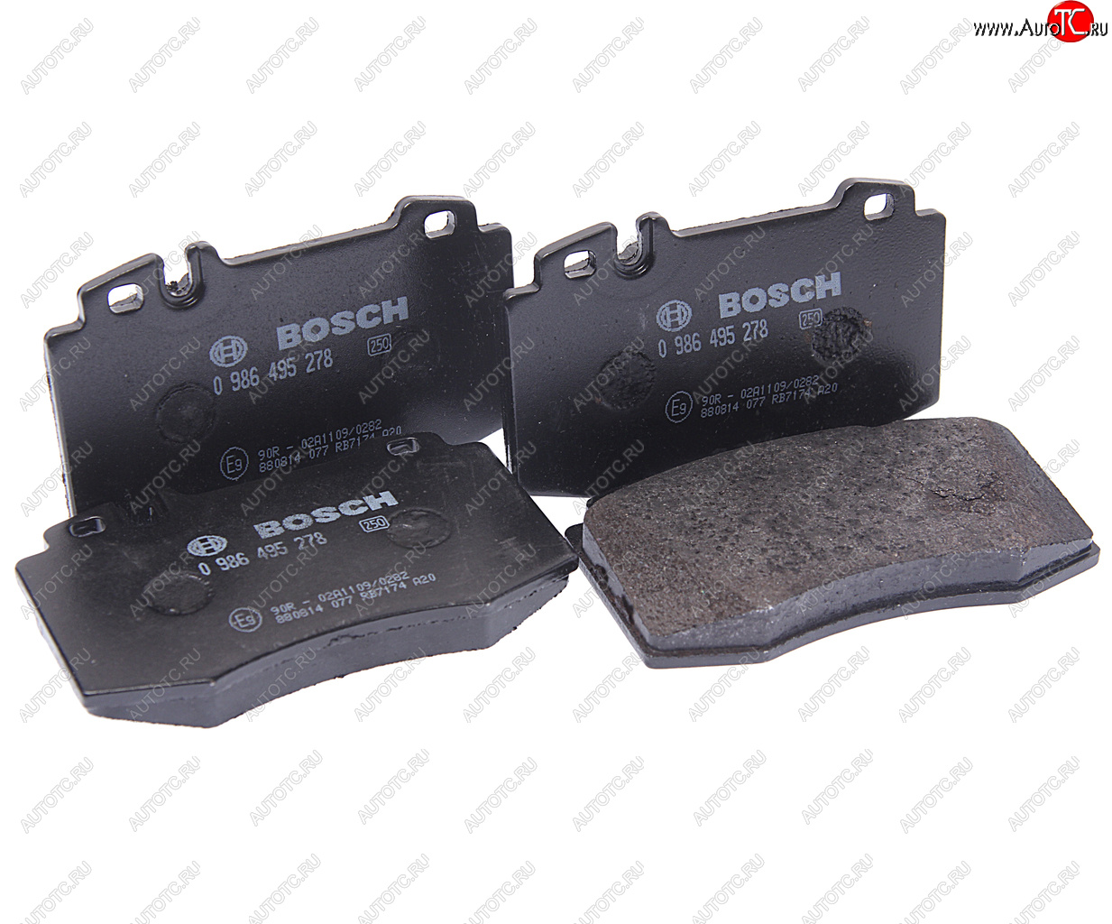 4 599 р. Колодки тормозные передние (4шт.) BOSCH Mercedes-Benz E-Class W211 дорестайлинг седан (2002-2006)  с доставкой в г. Пермь