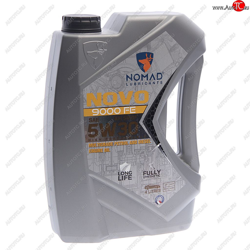3 699 р. Масло моторное NOVO 9000 FE 5W30 синт.4л NOMAD NOMAD 6290360905808  с доставкой в г. Пермь