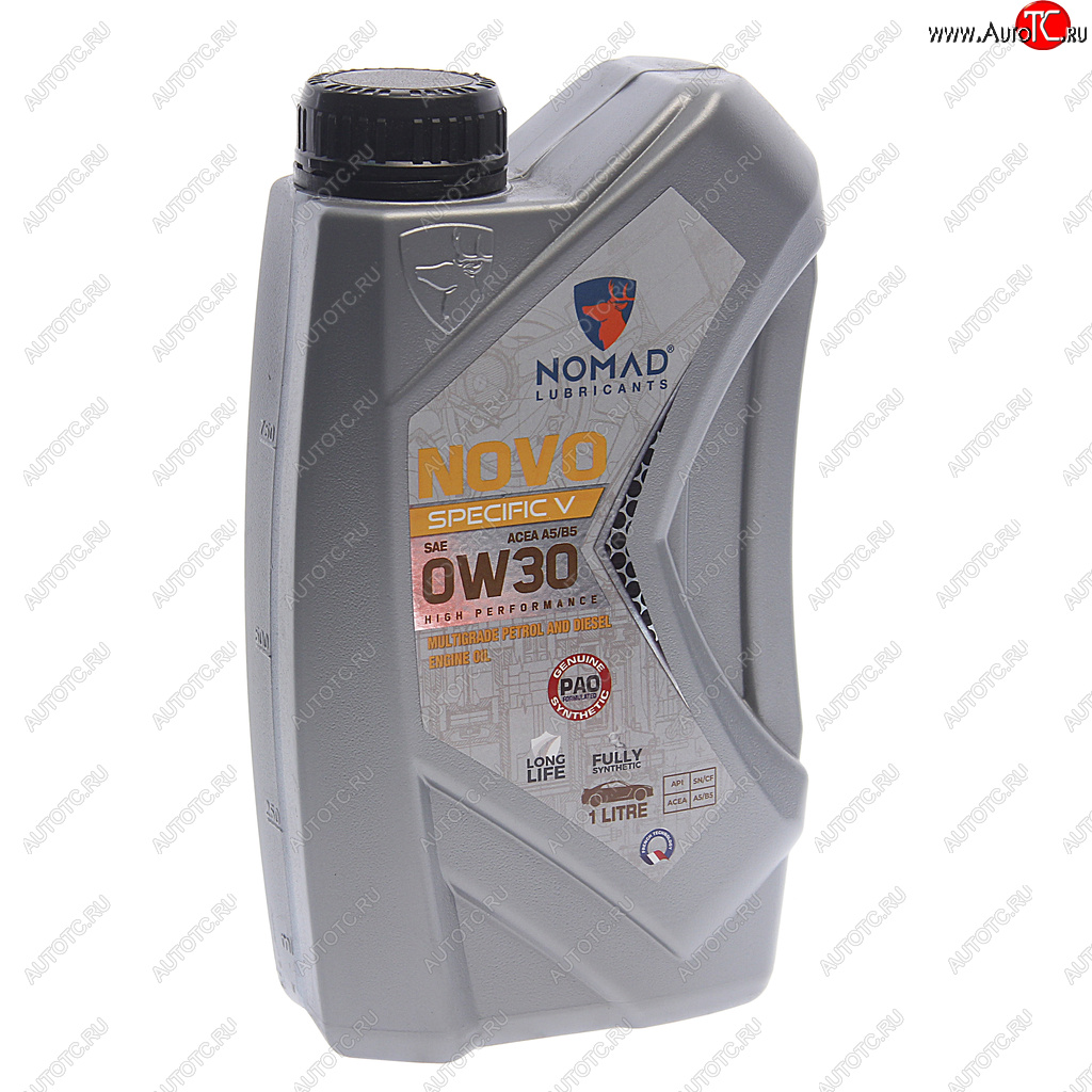 1 439 р. Масло моторное NOVO Specific V A5B5 0W30 синт.1л NOMAD NOMAD 6290360905846  с доставкой в г. Пермь