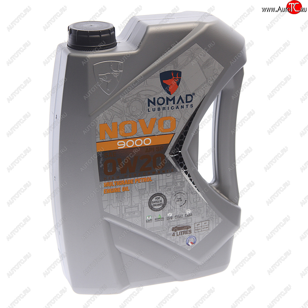 3 359 р. Масло моторное NOVO 9000 SP 0W20 синт.4л NOMAD NOMAD 6297001279328  с доставкой в г. Пермь