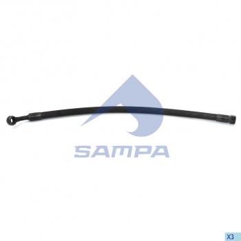 2 499 р. Шланг SCANIA 2,3,4,P,G,R,T series ГУРа SAMPA SAMPA 042.035  с доставкой в г. Пермь. Увеличить фотографию 1
