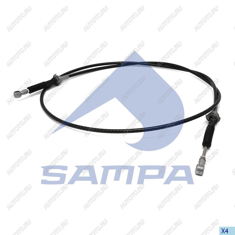 9 649 р. Трос SCANIA переключения КПП SAMPA SAMPA 047.350  с доставкой в г. Пермь