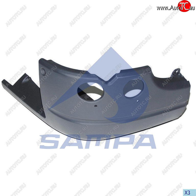 3 899 р. Бампер SCANIA P,G,R,T series правая часть SAMPA SAMPA 18400137  с доставкой в г. Пермь