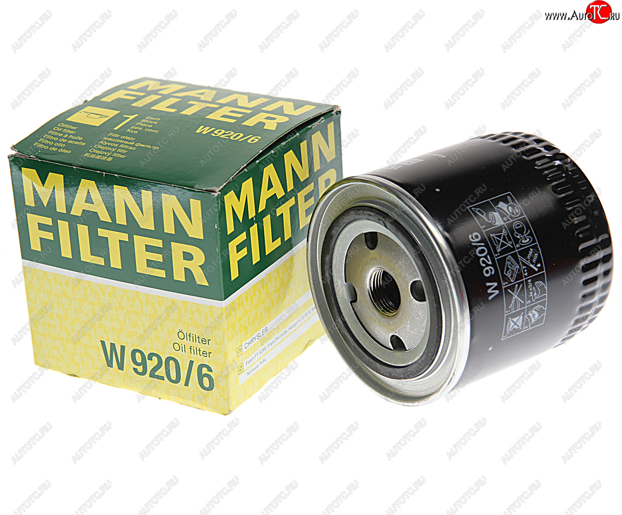 879 р. Фильтр масляный NISSAN CHRYSLER JEEP MANN MANN w9206  с доставкой в г. Пермь